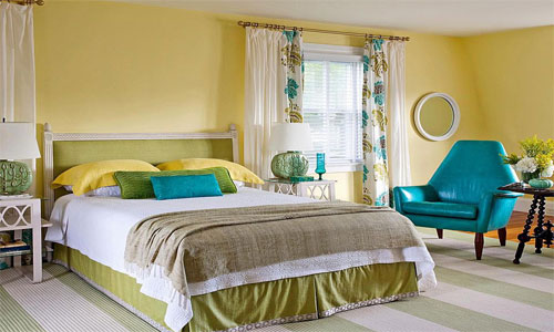 زرد بهترین رنگ اتاق خواب 