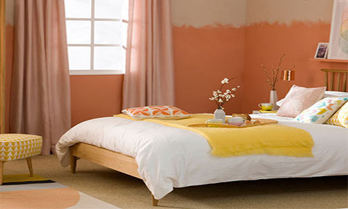رنگ آمیزی جذاب اتاق خواب