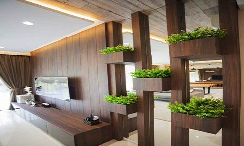 ایده طراحی دکور داخلی با چوب