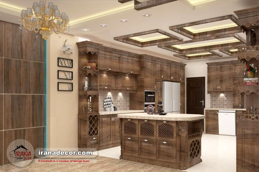 طراحی کابینت برای آشپزخانه های بزرگ